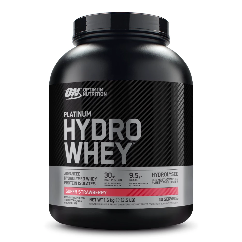 Platinum Hydrowhey - 1600g, Super Strawberry