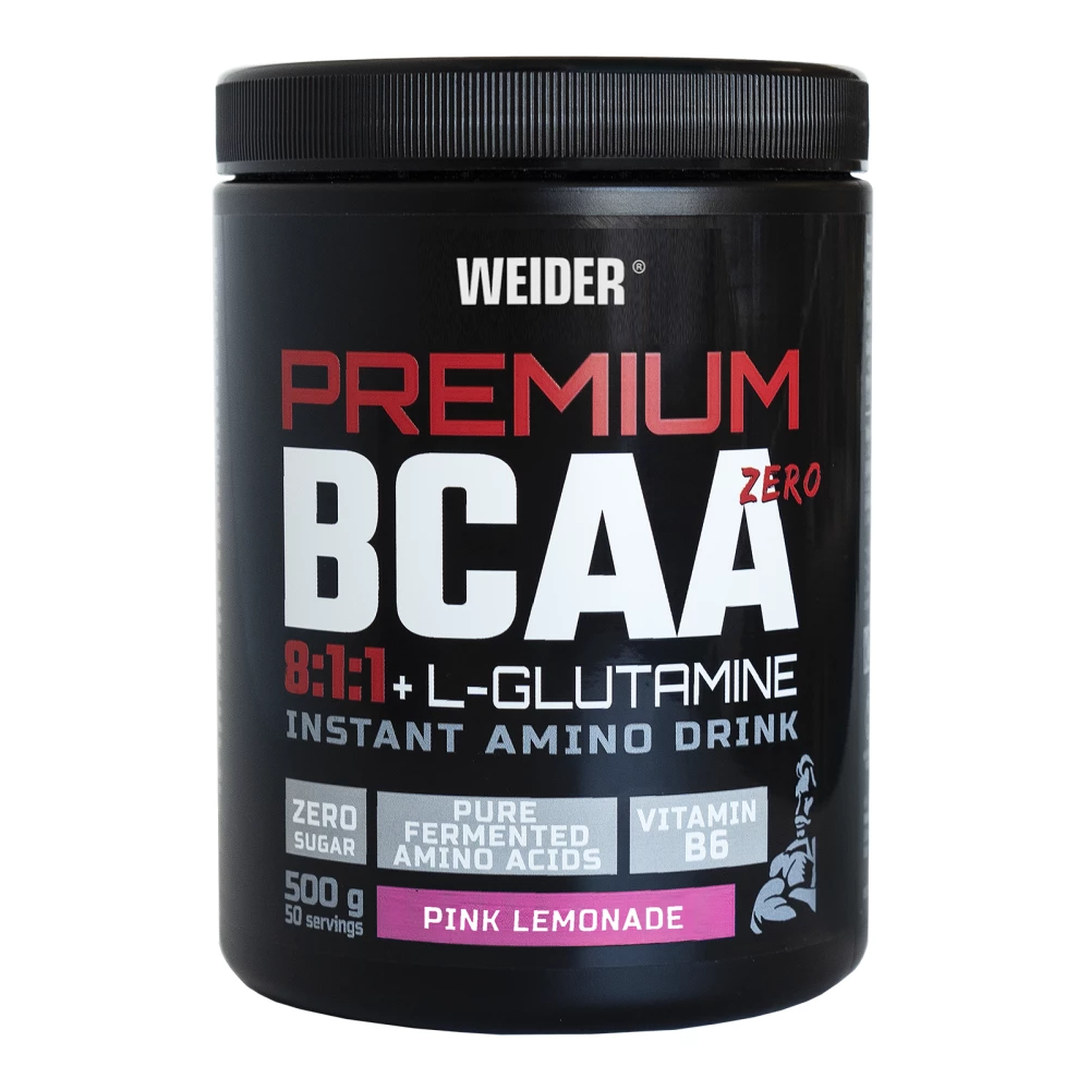 Premium BCAA 8:1:1 + L-Glutamine - 500g, Pink Lemonade