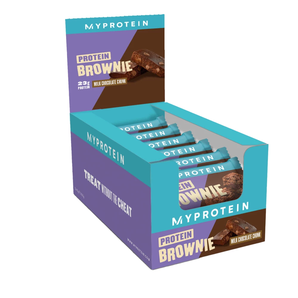 Protein Brownie - Boite de 12, Milk Chocolate Chunk