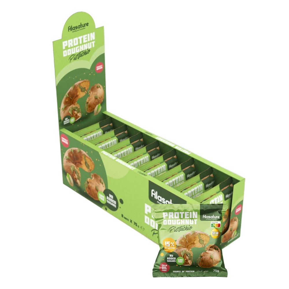 Protein Doughnuts - Boite de 8, Pistachio