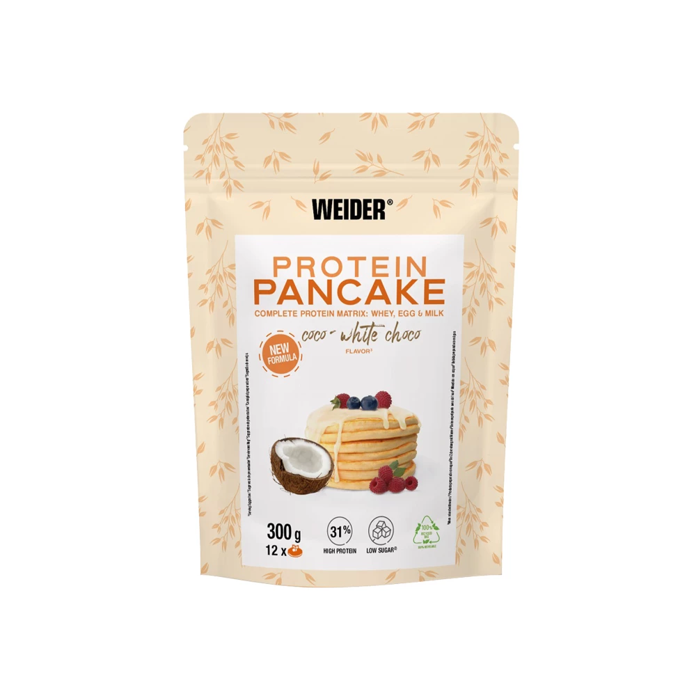 Protein Pancake Mix - 300g, White Chocolate Coconut