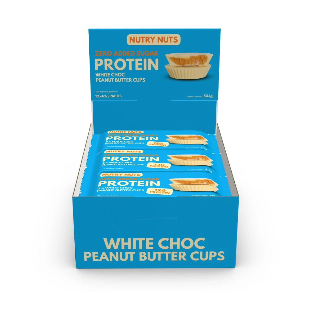 Protein Peanut Butter Cups - Boite de 12, White Chocolate
