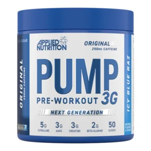 Pump 3G Pre-Workout - 375g, Icy Blue Raz