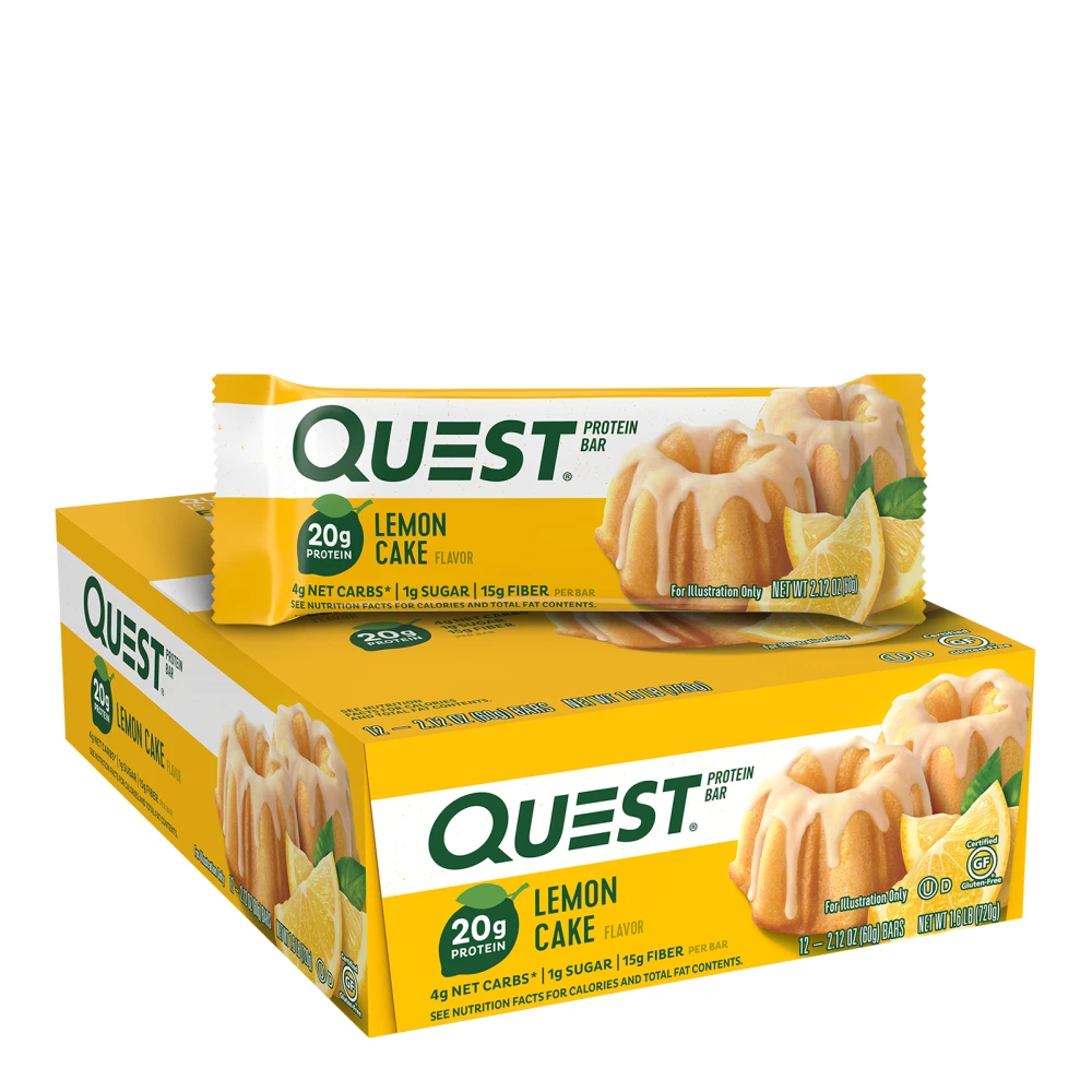 Quest Bar - Boite de 12, Lemon Cake