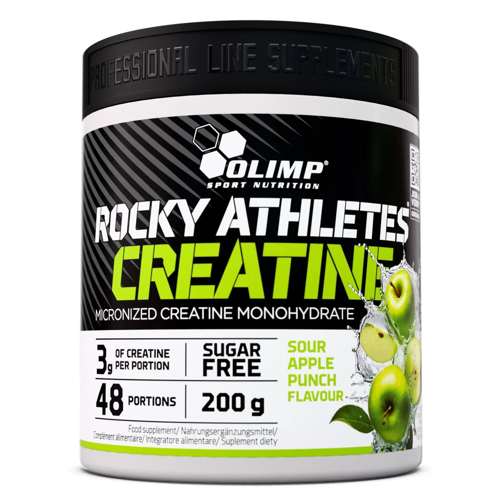 Rocky Athletes Creatine - 200g, Sour Apple Punch