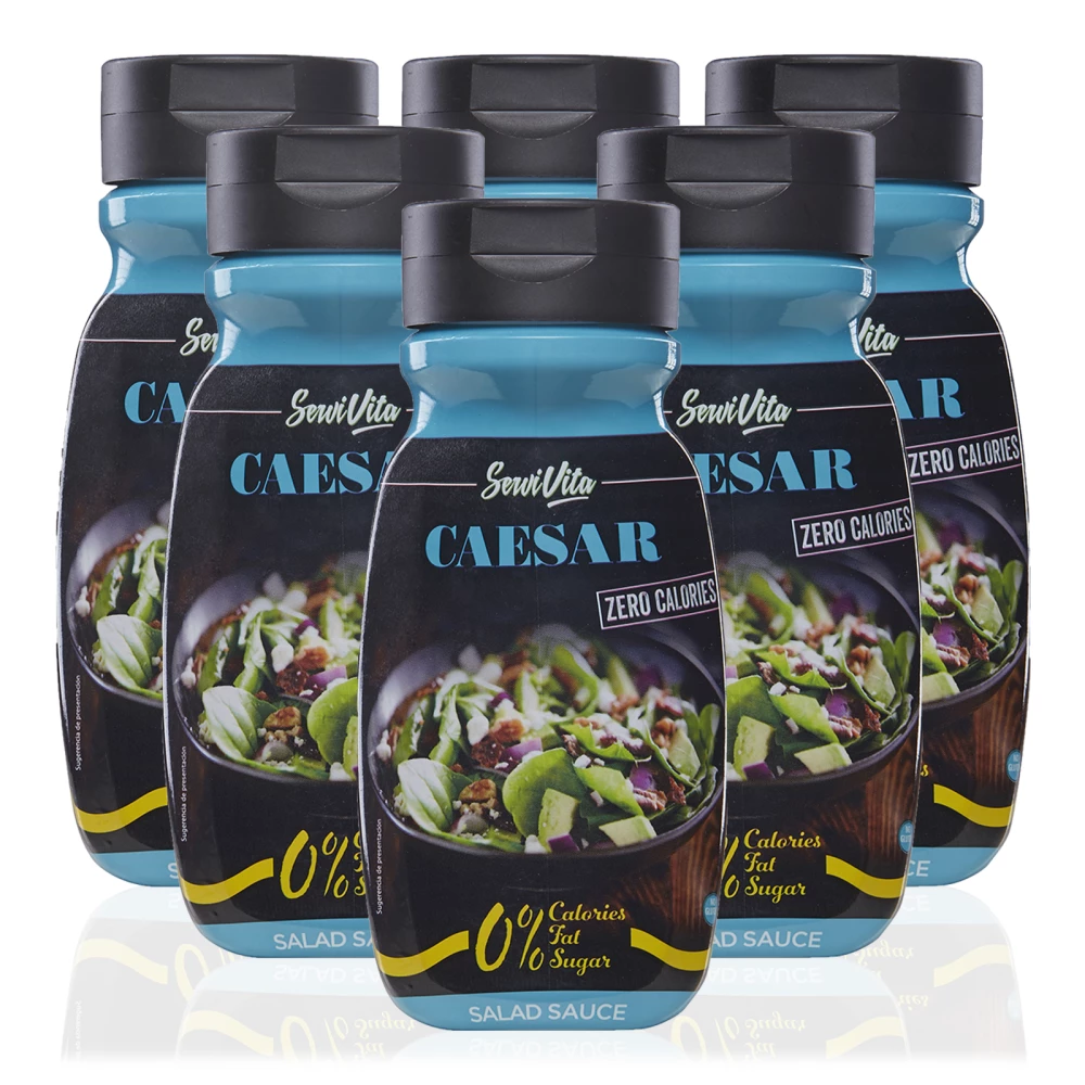 Sauces salées Servivita - Pack de 6, César Salad