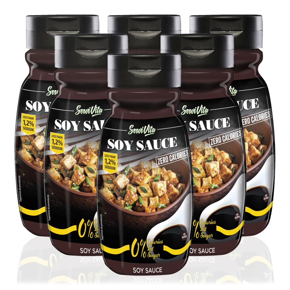 Sauces salées Servivita - Pack de 6, Soy Sauce