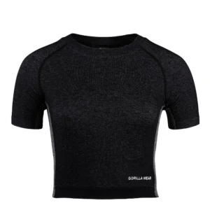 Selah Seamless Crop Top - XS/S, Black