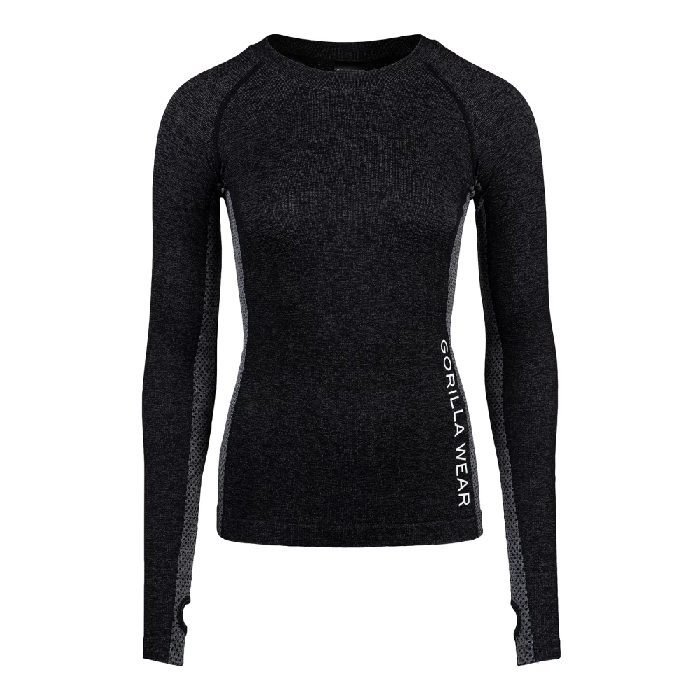 Selah Seamless Long Sleeve - L/XL, Black