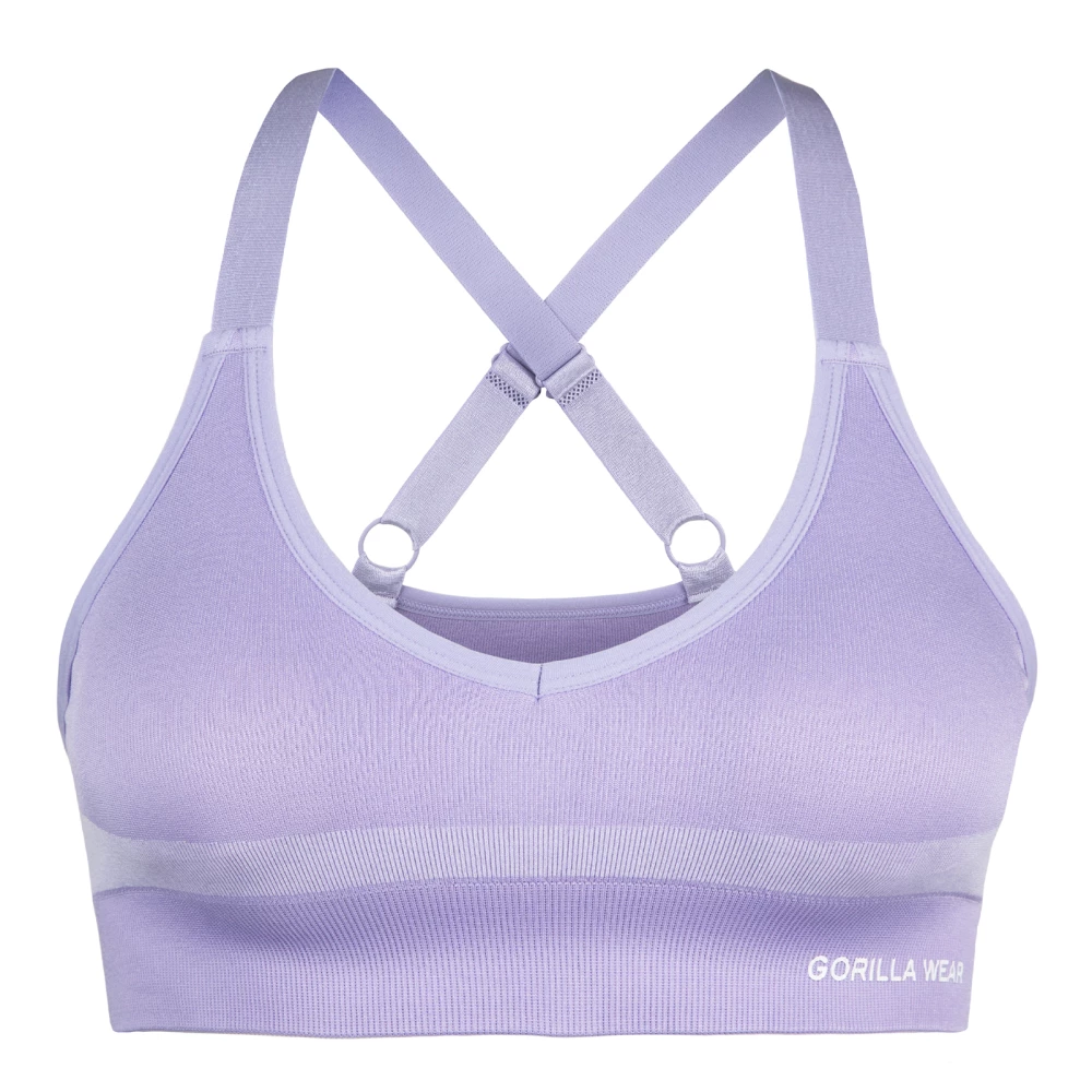Selah Seamless Sports Bra - L/XL, Lilac