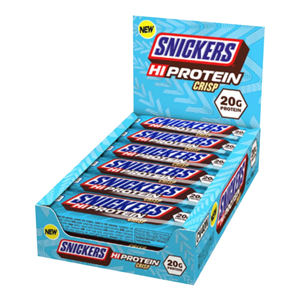 Snickers Hi-Protein - Boite de 12, Crisp