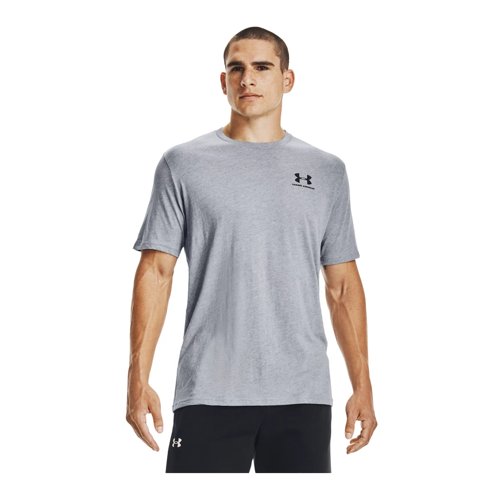 Haut à manches courtes Under Armour Sportstyle Left Chest - L, Gray