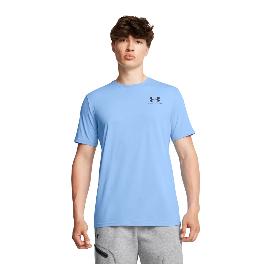 Haut à manches courtes Under Armour Sportstyle Left Chest - L, Blue