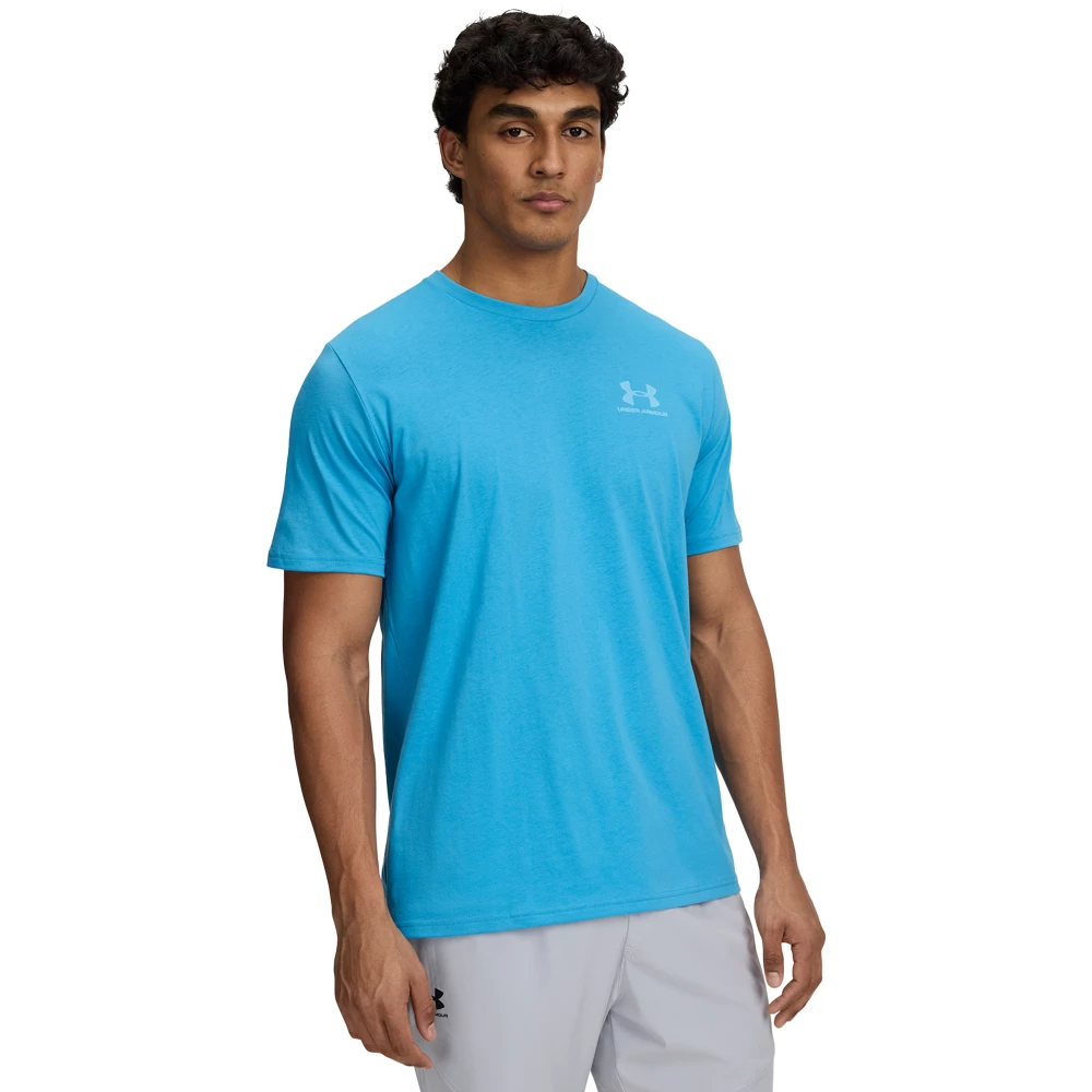 Haut à manches courtes Under Armour Sportstyle Left Chest - L, Blue