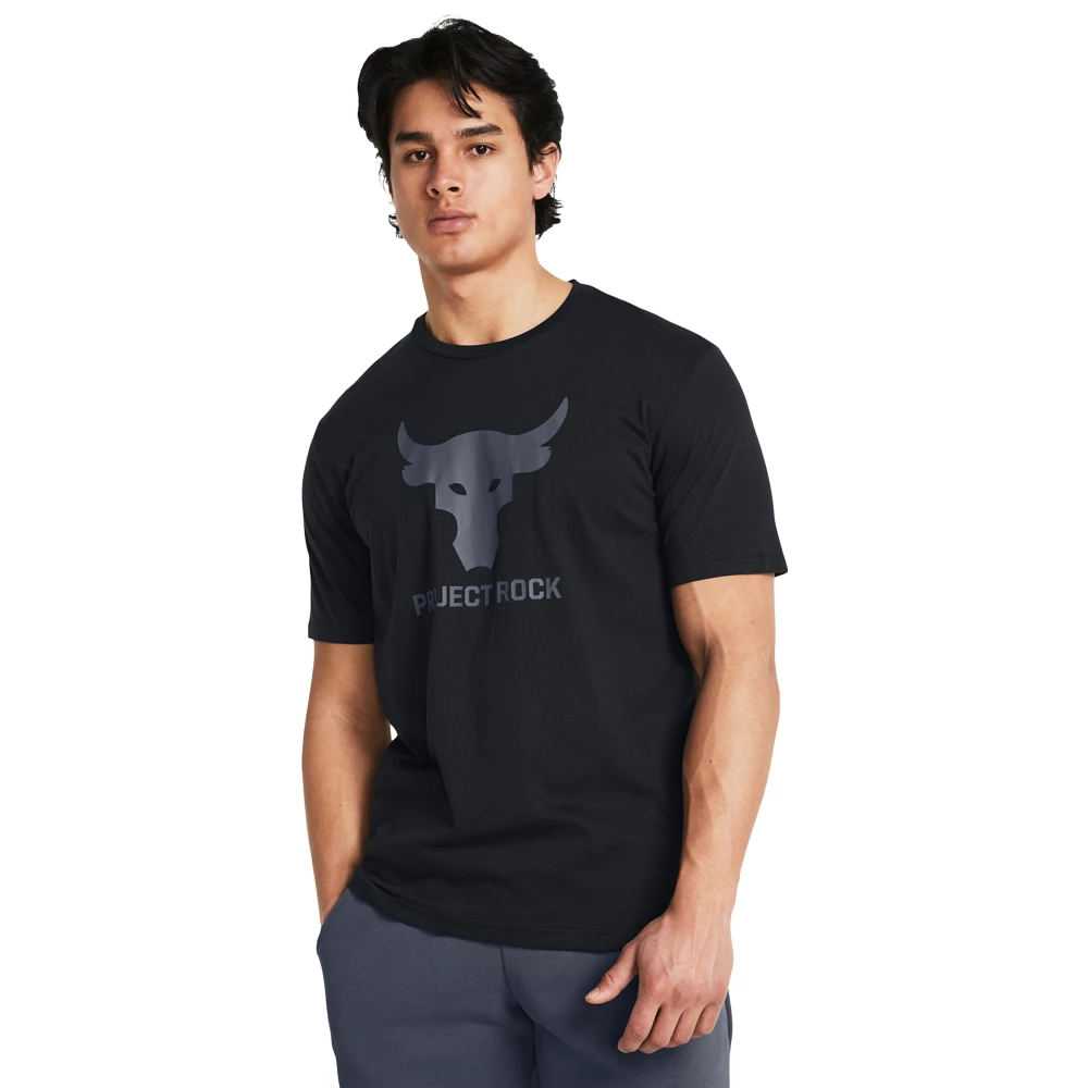 T-shirt Under Armour Project Rock Brahma Bull - M, Black
