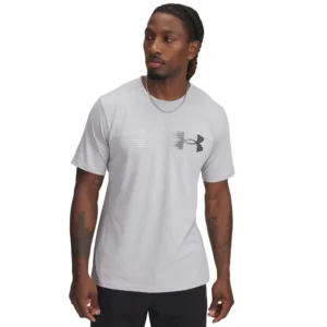 T-shirt Under Armour Training Fly in Logo - S, Gray