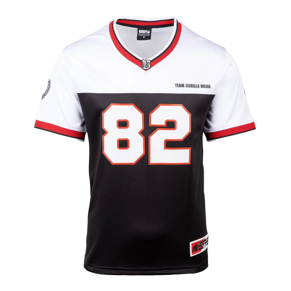 Trenton Football Jersey - L, Black/White