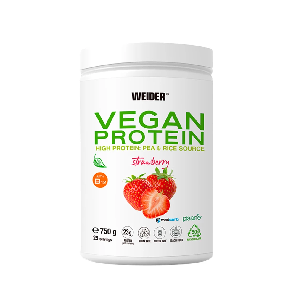 Vegan Protein - 750g, Strawberry
