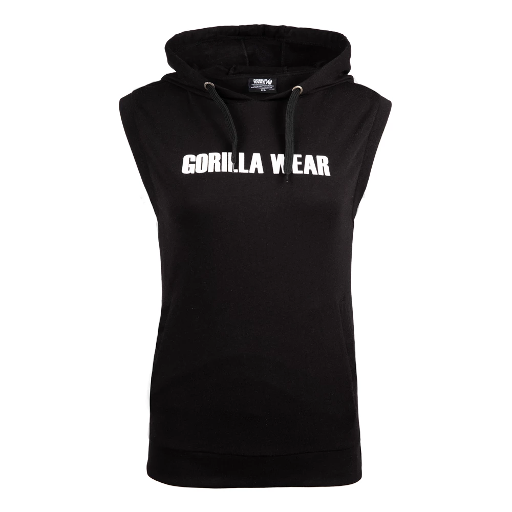 Virginia Sleeveless Hoodie - XL, Black