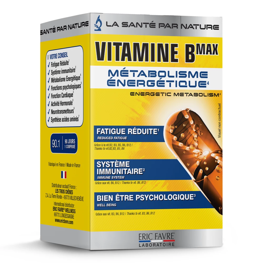 Vitamine B Max - 90 Comprimés