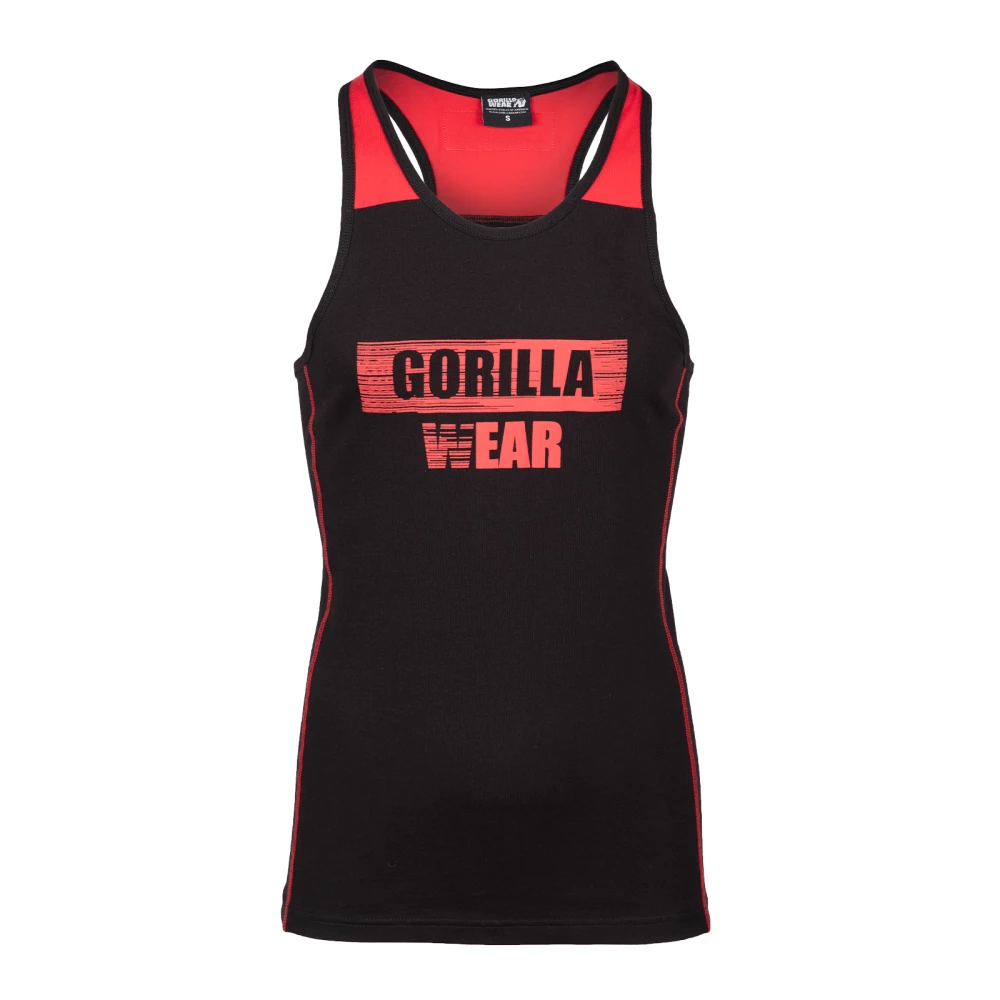 Wallace Tank Top - S, Black/Red