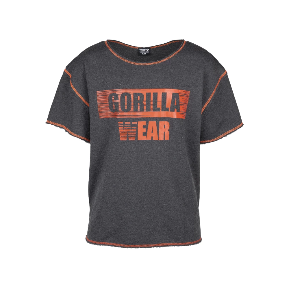 Wallace Workout Top - L/XL, Gray/Orange