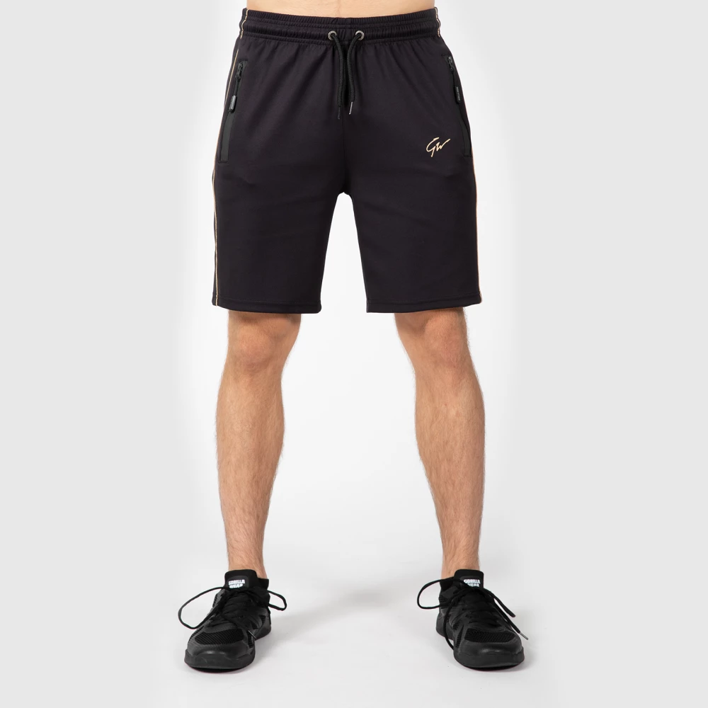 Wenden Track Shorts - XXL, Black/Gold