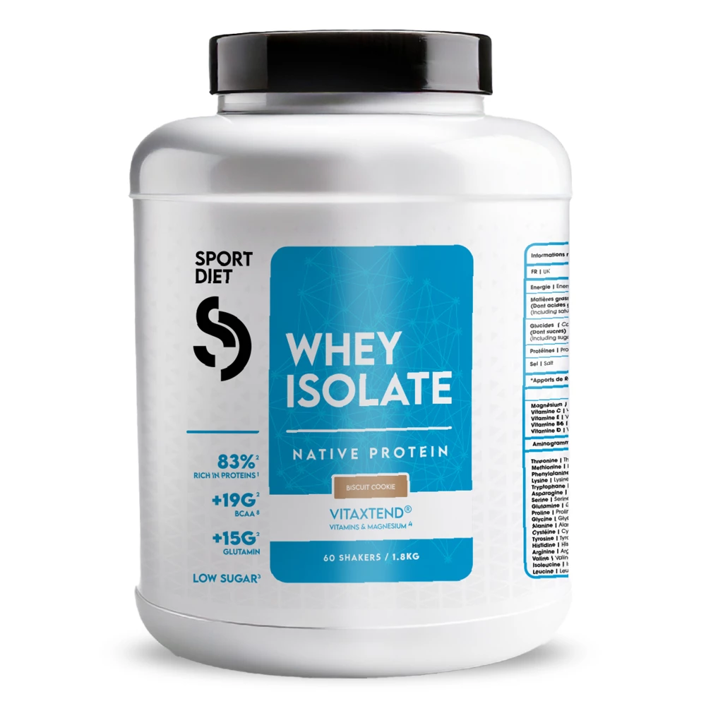 Whey Isolate - 1800g, Biscuit Cookie