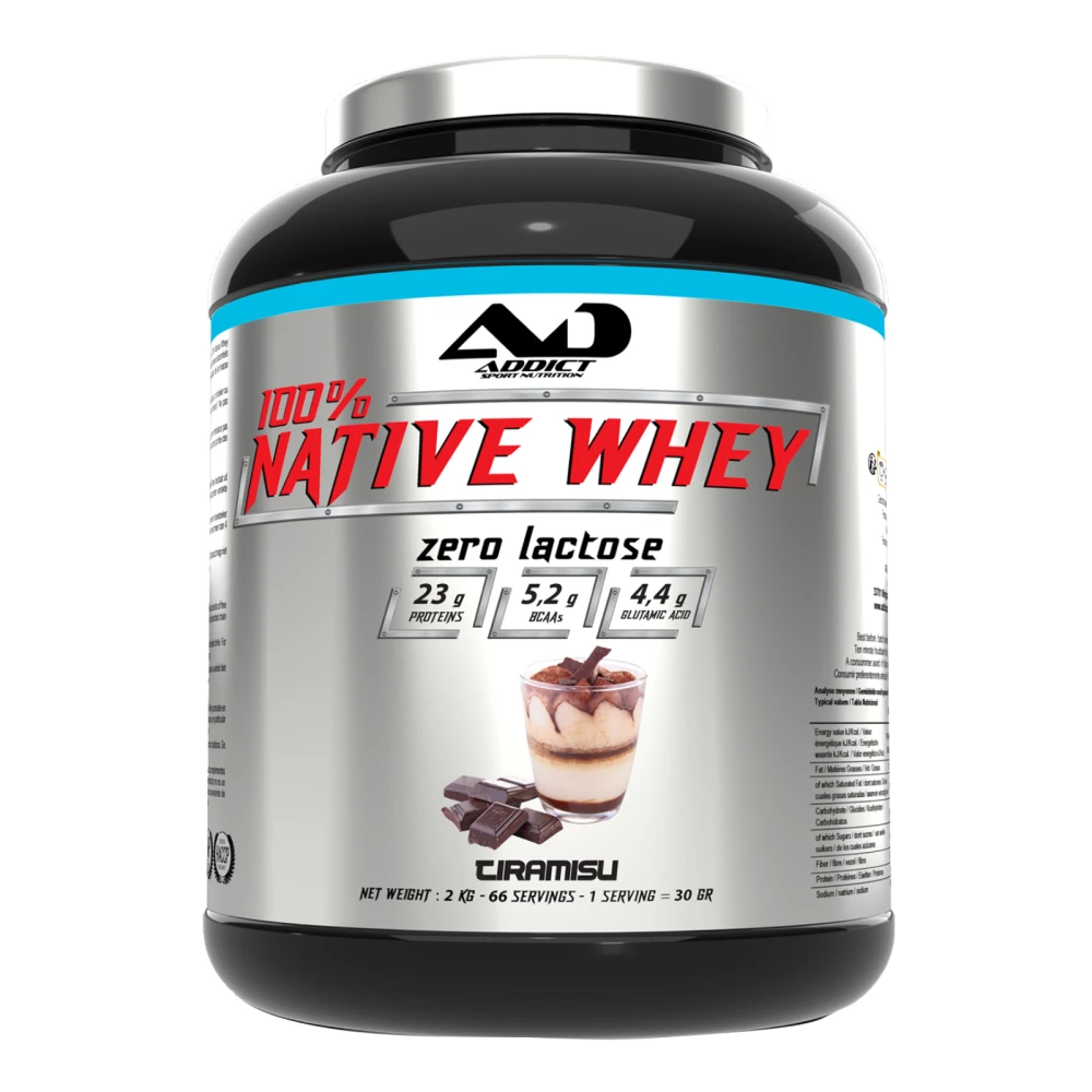 Native Whey Zero - 2000g, Tiramisu