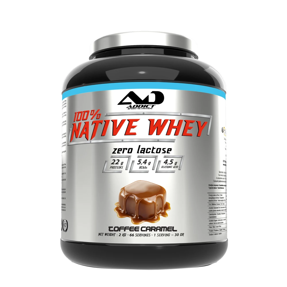 Native Whey Zero - 2000g, Toffee Caramel