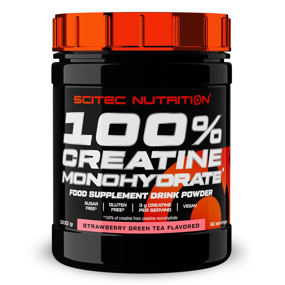 100% Creatine - 300g, Strawberry Green Tea