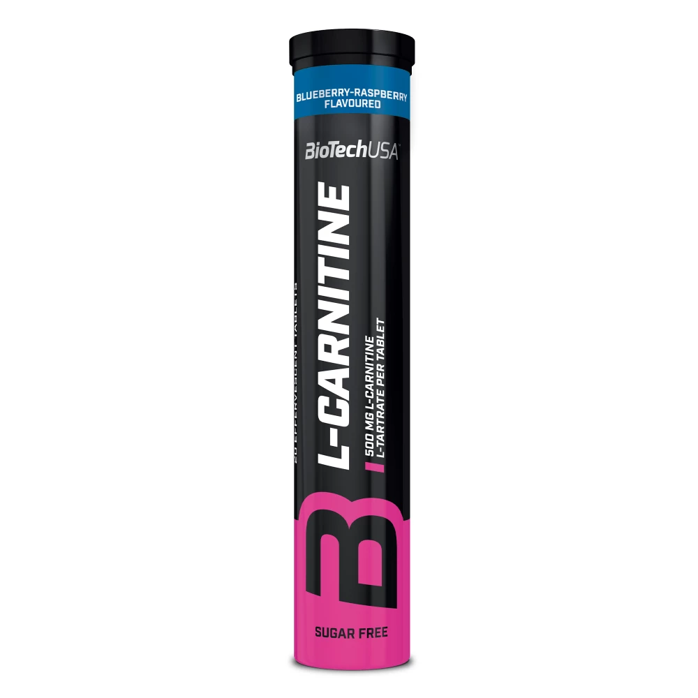 L-Carnitine Effervescente - 20 Comprimés, Blueberry-Raspberry