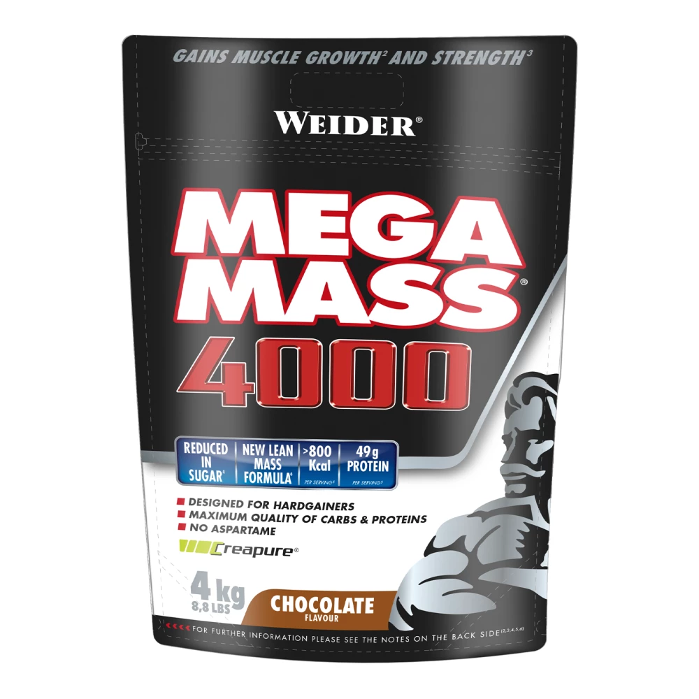 Mega Mass 4000 - 4000g, Chocolate