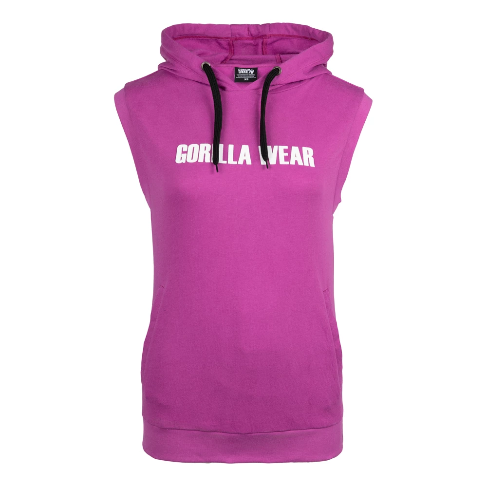 Virginia Sleeveless Hoodie - S, Pink
