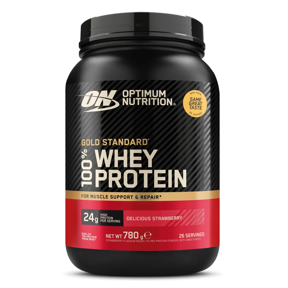 Gold Standard 100% Whey - 780g, Delicious Strawberry